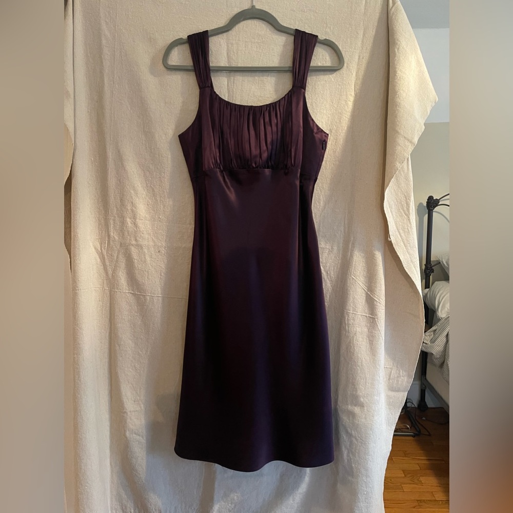 2 piece Lafayette 148 Silk Special Occasion Dress and Capelet